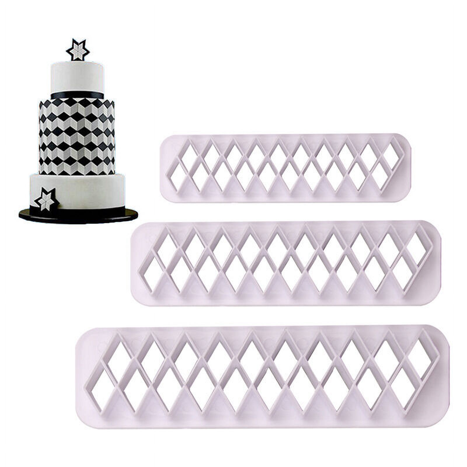 Hexagon Cookie Cutters Geometric Multicutter Hexagon Fondant Cake