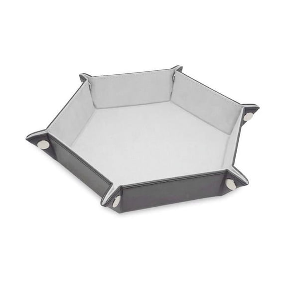 BCW Diversified BCDDTHEXWHI LX Hexagon Dice Tray, White