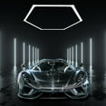 thumbnail image 1 of Hexagon Garage LED Lights.1 Grid 48W 5280LM 7000K Hex Ceiling Led Light.Higher Brightness Hexagon LED Light System for Garage Barbershop Warehouse, 1 of 6