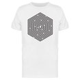 thumbnail image 1 of Hexagon Maze T-Shirt Men -Image by Shutterstock, Male 3X-Large, 1 of 2