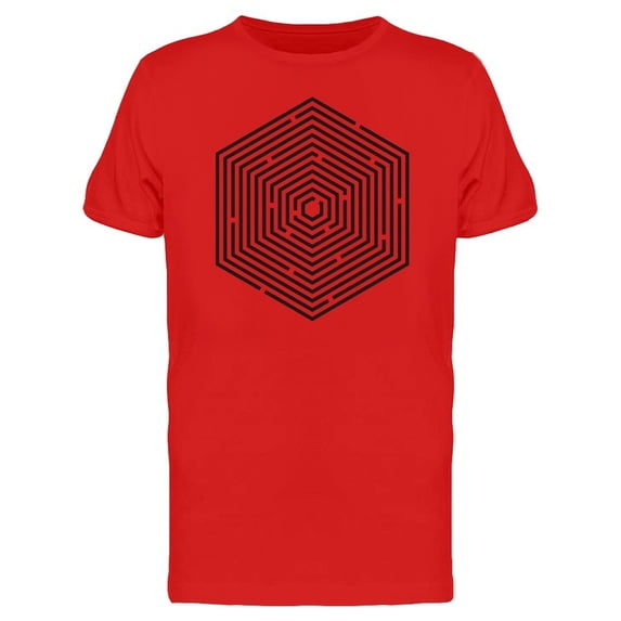 Hexagon Maze Tee Men's -Image by Shutterstock