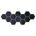 thumbnail image 1 of Hexagon Mirror Environmental Protection Acrylic Wall Sticker Background Wall Decoration Mirror Sticker, Black, 1 of 5