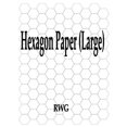 thumbnail image 1 of Hexagon Paper (Large): 150 Pages 8.5" X 11" (Paperback), 1 of 1