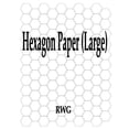 thumbnail image 1 of Hexagon Paper (Large): 50 Pages 8.5" X 11", (Paperback), 1 of 1