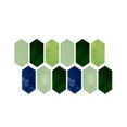 thumbnail image 1 of Hexagon Peel and Stick Backsplash 12-Sheet Self Adhesive Kitchen Backsplash Stick on Tiles Waterproof Wall Tiles Decorative for Bathroom Shower Furniture Camper Car Multicolored 4"x8", 1 of 9