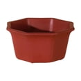 thumbnail image 1 of Hexagon Planter Pot, Thickened Plastic Flower Container with Drainage for Succulents Herbs Balcony Garden, Green, 1 of 6