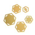 thumbnail image 1 of Hexagon Quilt Templates Acrylic Stencil DIY Tool for Leather Craft Sewing (5pcs), 1 of 7