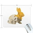 thumbnail image 1 of Hexagon Rabbit Mouse pads Gaming Mouse Pad 9.84x7.87 inches, 1 of 3