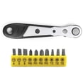 thumbnail image 1 of Hexagon Ratchet Spanner 1/4inch Quick Release Socket Tools with 10pc Batch Heads, 1 of 11