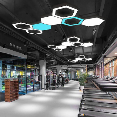 Hexagon-Shaped Modern LED Ceiling Lights