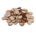 thumbnail image 1 of Hexagon Shaped Wooden Embellishments Shapes for Craft Decor DIY 100pcs 17.5mm, 1 of 9
