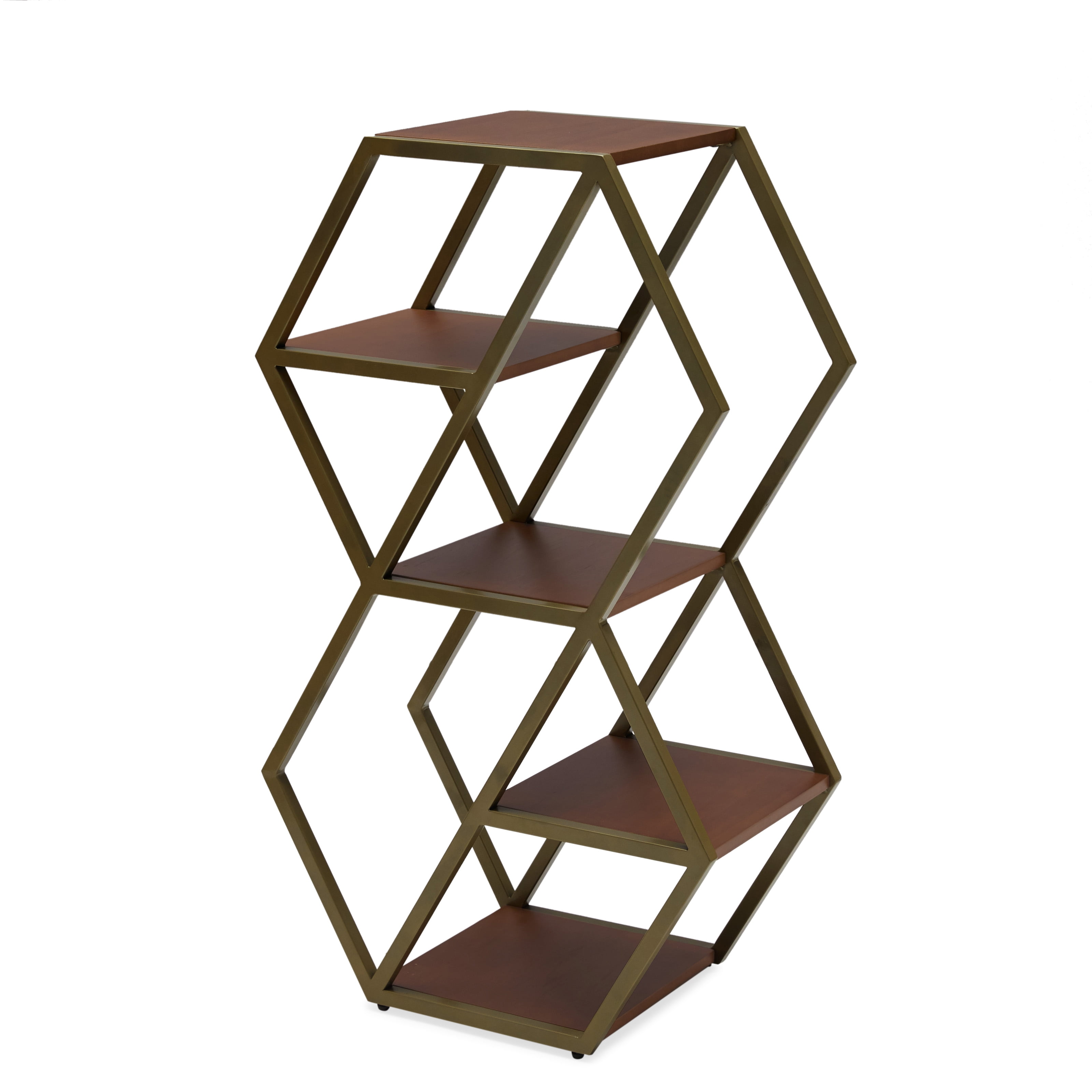 Hexagon Small Bookshelf by Drew Barrymore Flower Home Walmart