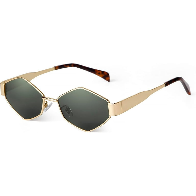 Women's hexagon sunglasses on sale