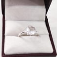 thumbnail image 1 of Hexagon White Topaz Ring, 925 Sterling Silver, Women Ring, Natural White Topaz, November, Christmas, Thanksgiving, Tiny Dainty Ring, CZ Ring, Handmade, Statement Jewelry, Wedding, Anniversary Gift, 1 of 8