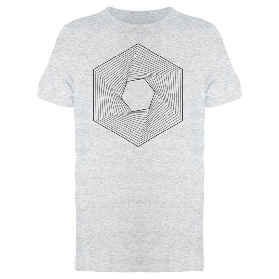 Hexagon With Infinite Lines Tee Men's -Image by Shutterstock