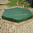 thumbnail image 1 of Hexagonal Children's Sandpit Cover with Sunshade - Multicolor, Waterproof - Garden Pool, 1 of 3