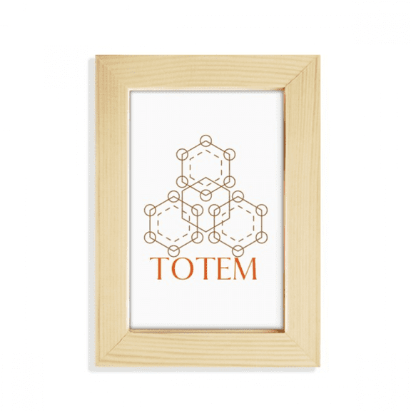 Hexagonal Composite Center Point Desktop Display Photo Frame Picture Art Painting 5x7 inch