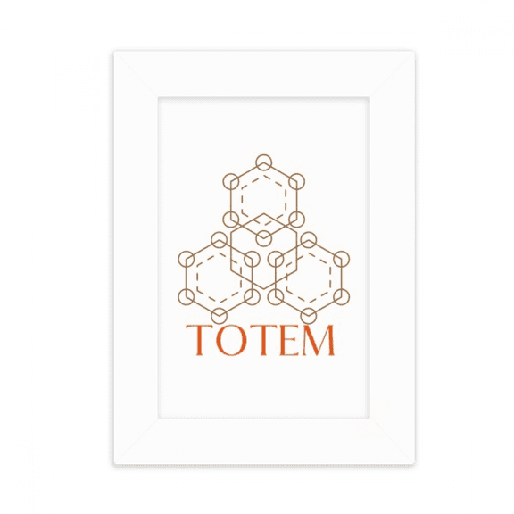 Hexagonal Composite Center Point Desktop Photo Frame Picture Display Decoration Art Painting