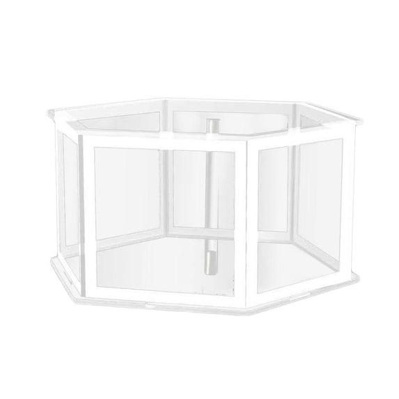 Hexagonal DIY Creative Cake Stand For Photo Layering With 7.9 in Diagonal And 3.9 in Height