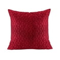 thumbnail image 1 of Hexagonal Embossed Pillow Cover, Plush Soft with Bright Print, Decorative for Living Room/Bed/Office, Enhances Festive Atmosphere (1PC), 1 of 3