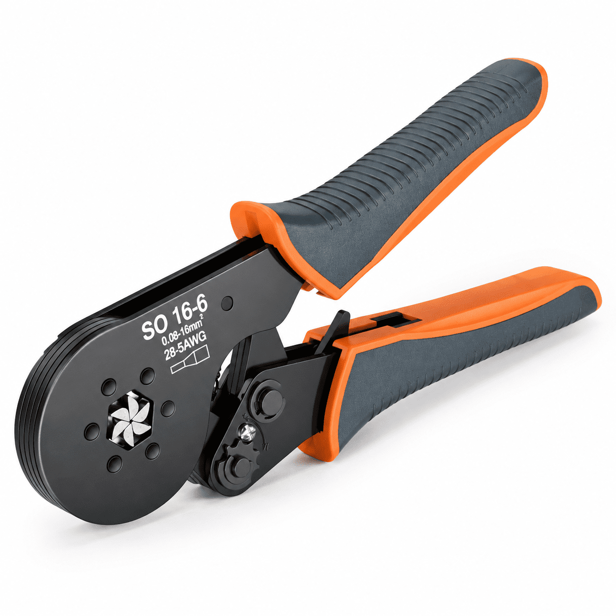 Ferrlule Hexagonal Ferrule Crimper, Self-adjustable Ratchet Wire Crimping Pliers ...