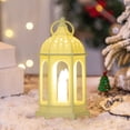 thumbnail image 1 of Hexagonal Flameless Candle Lantern 5.3 Inch Battery Operated LED Night Light Safe Christmas Decor for Tabletop Mantle Desk Party Home Decor White, 1 of 7