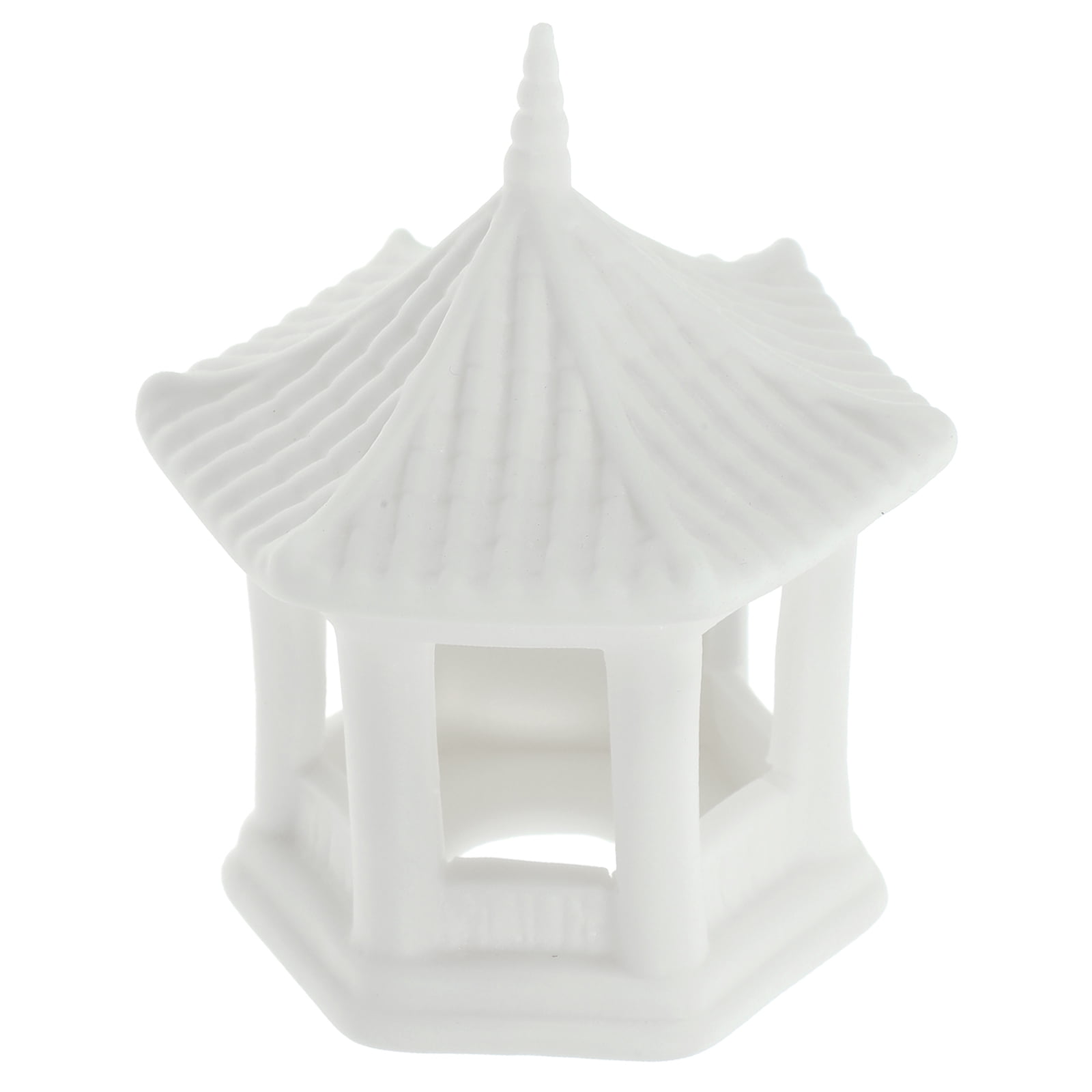 Hexagonal Gazebo Ornaments Pagoda Outdoor Decor Flower Pot Decor Garden