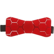 Hexagonal Glossy Red Tech Bow