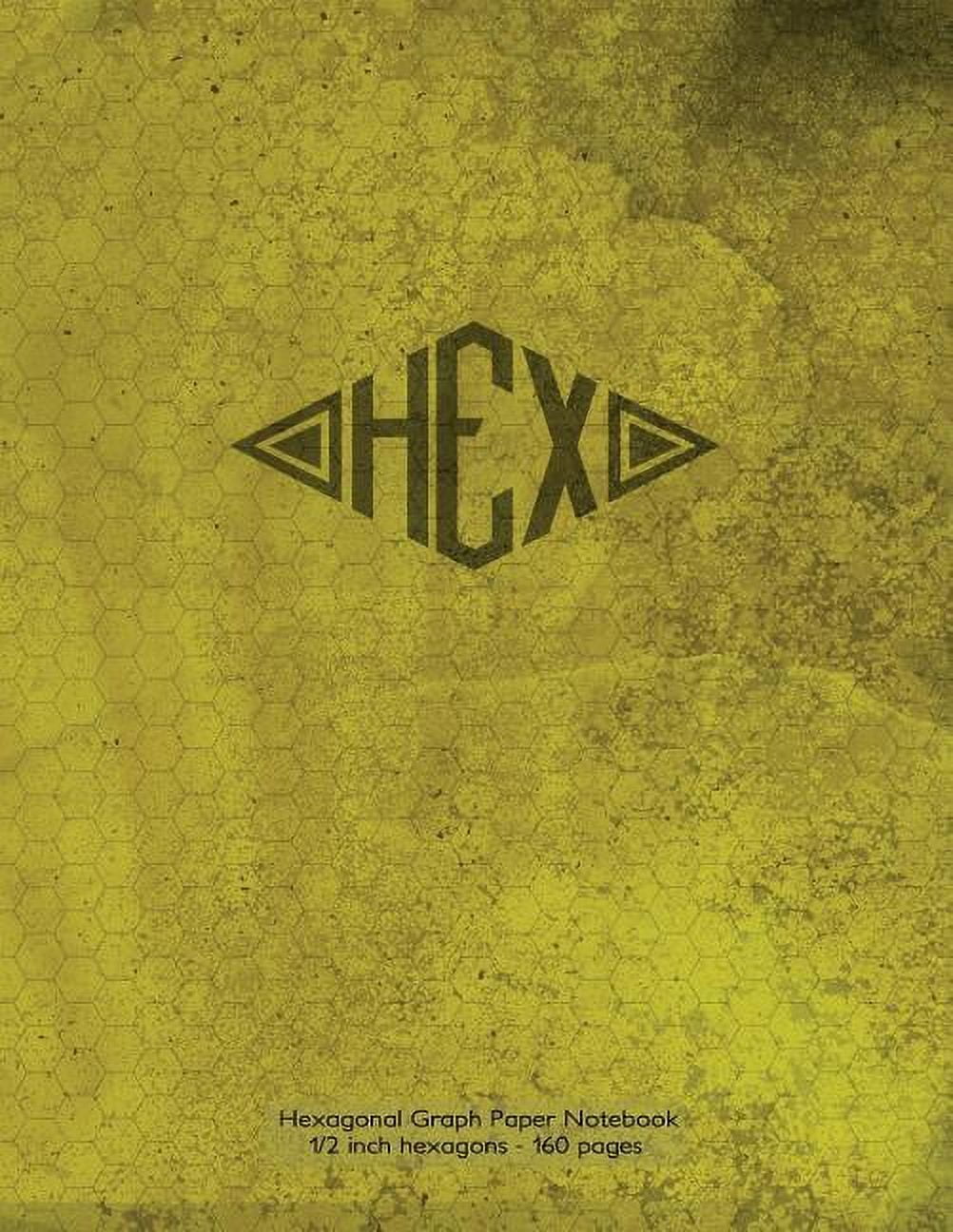 Hexagonal Graph Paper Notebook 1/2 inch hexagons 160 pages Notebook