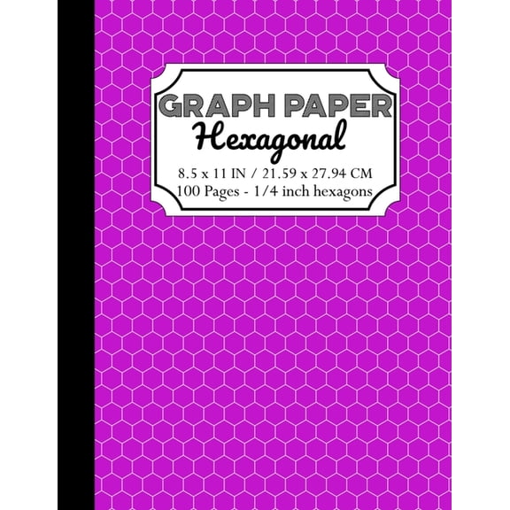 Hexagonal Graph Paper Notebook : Organic Chemistry & Biochemistry Note Book, 1/4 inch hexagons (Science Notebooks Series) (Paperback)