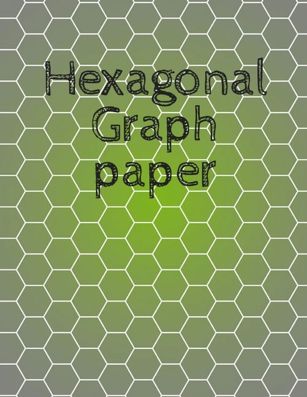 Hexagonal Graph paper Hexagonal Graph Paper Notebook Large Hexagons