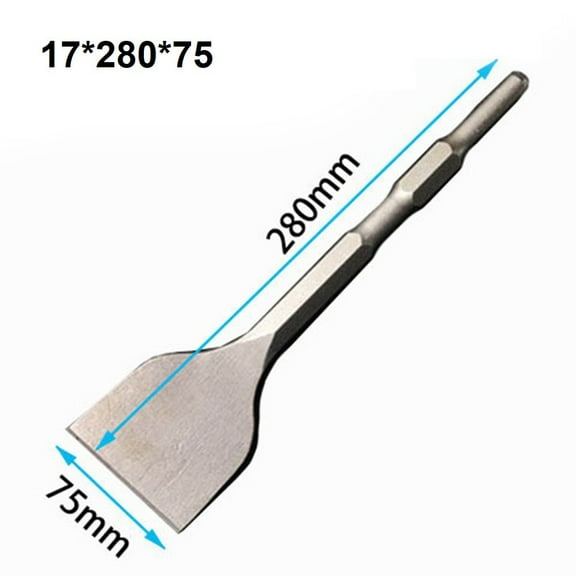 Hexagonal Handle Electric Hammer Drill Bit Slot Flat Chisel Masonry Impacts Drill Round Handle Tile Spade Impacts Drill Tools