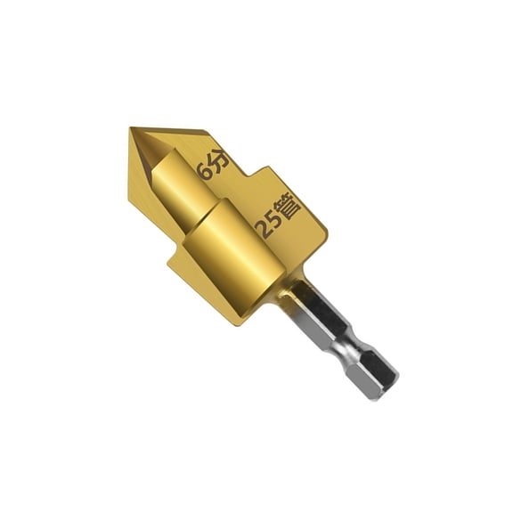 Hexagonal Handle Lifting Drill Bit Water Pipe Woodworking Reamer Chamferer Step Drill 20/25/32mm Hand Tool Repair