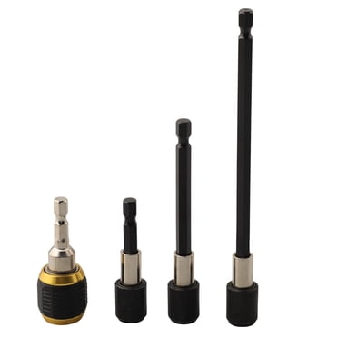 2-Pack Screwdriver Bit Adapters - 1/4 Inch To 4mm Precision Bit Converter For Electric Tools