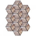 thumbnail image 1 of Hexagonal Imitation Wood Grain Ceramic Tile Stickers Waterproof Non-Slip Floor Sticker Decoration, 1 of 8