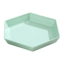 Hexagonal Large Fruit Tray ,8 9x7 7in Durable Snack & Candy Serving Tray for Living Room, Coffee Table, or Kitchen, Easy-to-Clean Food Platter
