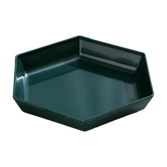 Hexagonal Large Fruit Tray Home Living Room Coffee Table Candy Tray Food Tray (Green)
