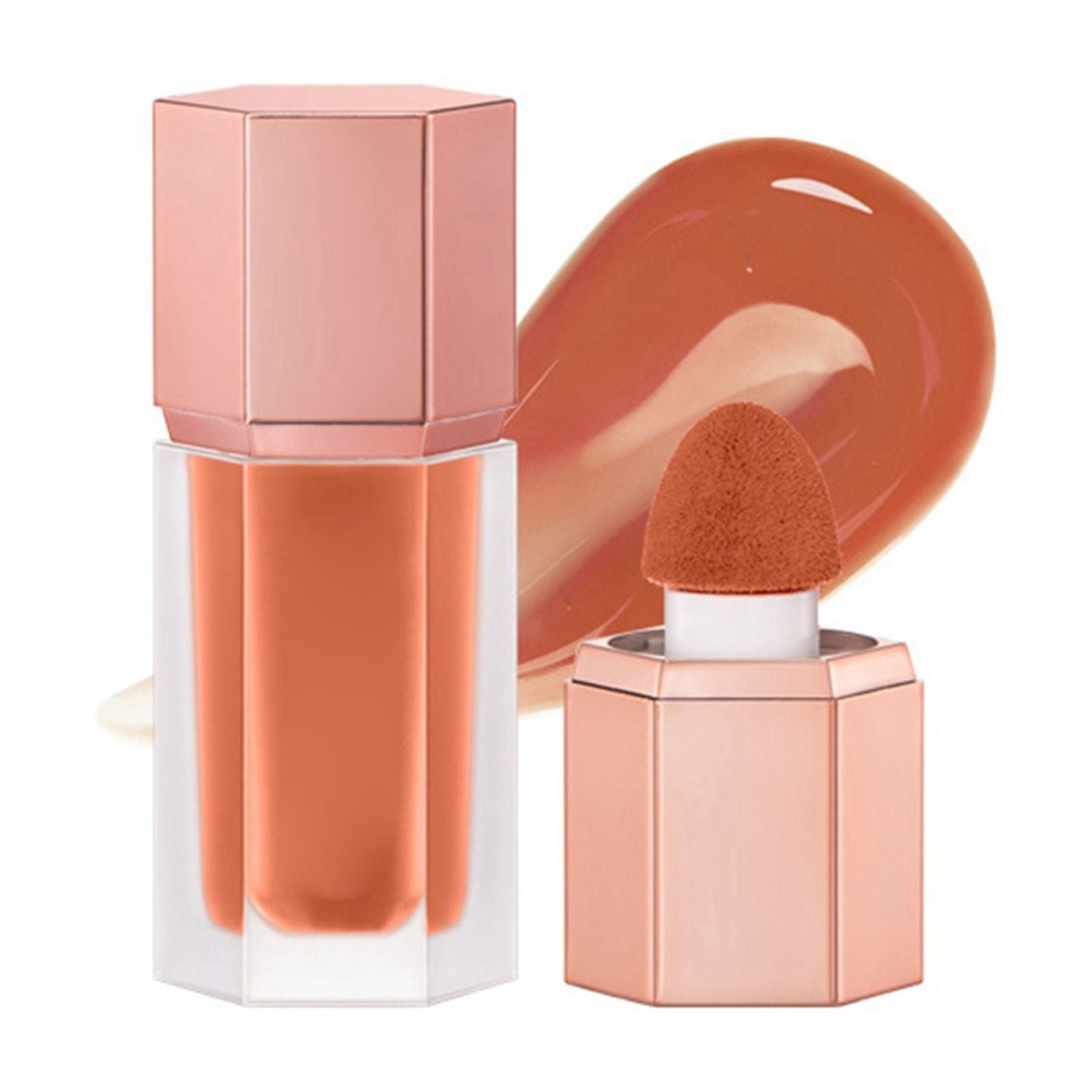Hexagonal Liquid Natural Makeup Contouring Facial Rouge 7ml Peach Concealer Doll Face Makeup