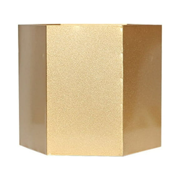 Hexagonal Metal Pot Indoor Outdoor Cactus Plant Flower Vase Container Home Decoration