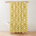 thumbnail image 1 of Hexagonal Pattern Shower Curtain Honeycomb Beehive Simplistic Geometric Monochrome Waterproof Fabric Bathroom Decor with, 1 of 5