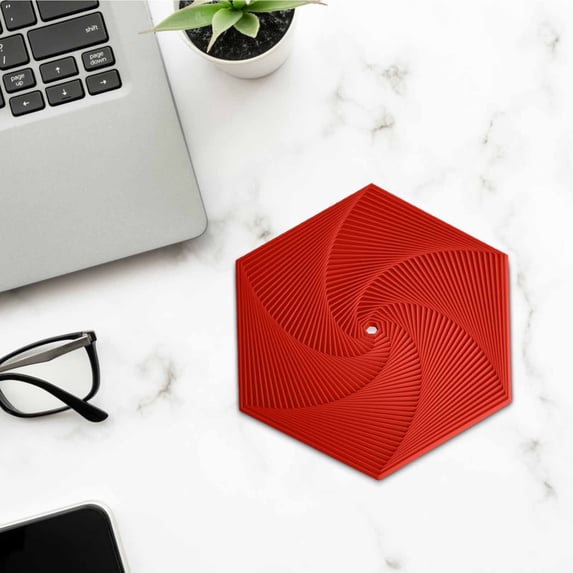 Hexagonal Printed Fidget Toy, Sensory and Mindful Stress Relief Tool, Adult Anxiety Relief Desk Toy, Geometric Pattern Spinner for Focus, Relaxation and Play