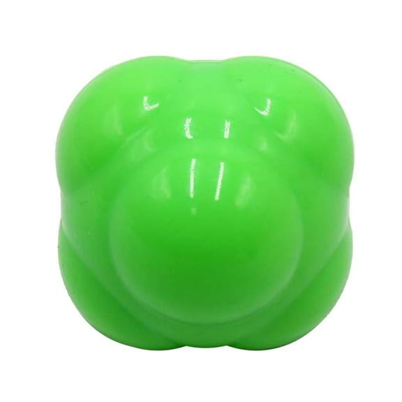Hexagonal Reaction Ball - Improve Speed, , Agility and Coordination, great for All Sports for Athletes Training Green