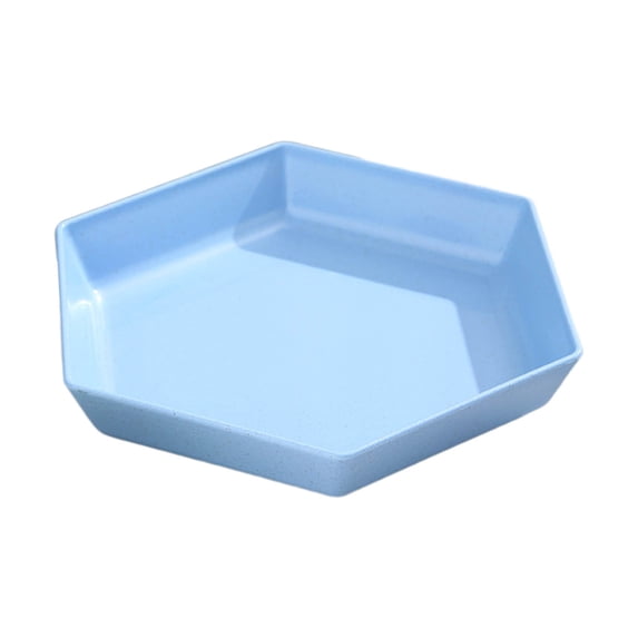 Hexagonal Serving Platter Large Fruit Tray Candy Plate Snack Dish Versatile Home Decor for Living Room Coffee Table