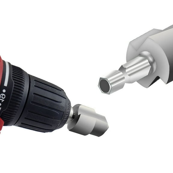 Hexagonal Shank Drill Bit Water Pipe Expansion Drill Punch Plumber B 6.35Mm