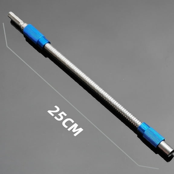 Hexagonal Shank Universal Flexible Extension Bit for Drills | Carbon Steel Flexible Shaft Connecting Rod | Narrow Space Multi-Angle Work Tool for Furniture & Electronics Repair