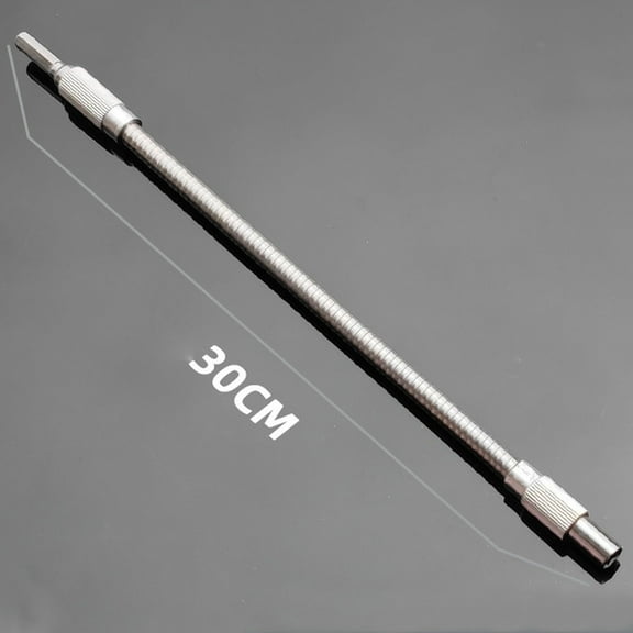 Hexagonal Shank Universal Flexible Extension Bit for Drills | Carbon Steel Flexible Shaft for Tight Spaces & Multi-Angle Work | 1/4 Inch Hex Drive
