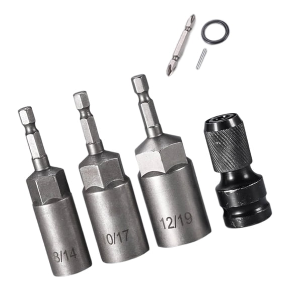 Hexagonal Socket Spanner Tool Set 8/14/10/17/12/19mm Retractable Design For Automotive Repair And Mechanical Maintenance