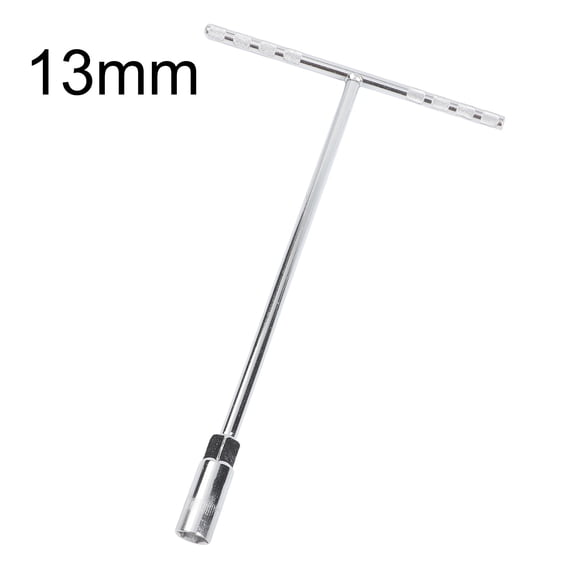 Hexagonal Socket Wrench T Handle 1pc Metal 8mm 10mm 12mm 13mm 14mm for Auto Bike Tools (13mm)