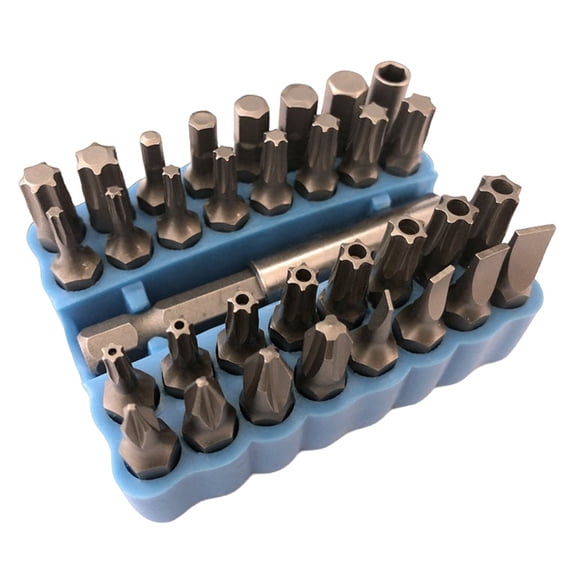 Hexagonal Star Screwdriver Bits Set with Bit Holder for Electronics Furniture and Automotive Applications Tools