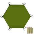 thumbnail image 1 of 10.8x9.5in Hexagonal Tent Footprint Ground Sheet Multifunctional Waterproof Camping Tarp under tent Thicken Picnic Mat, 1 of 10